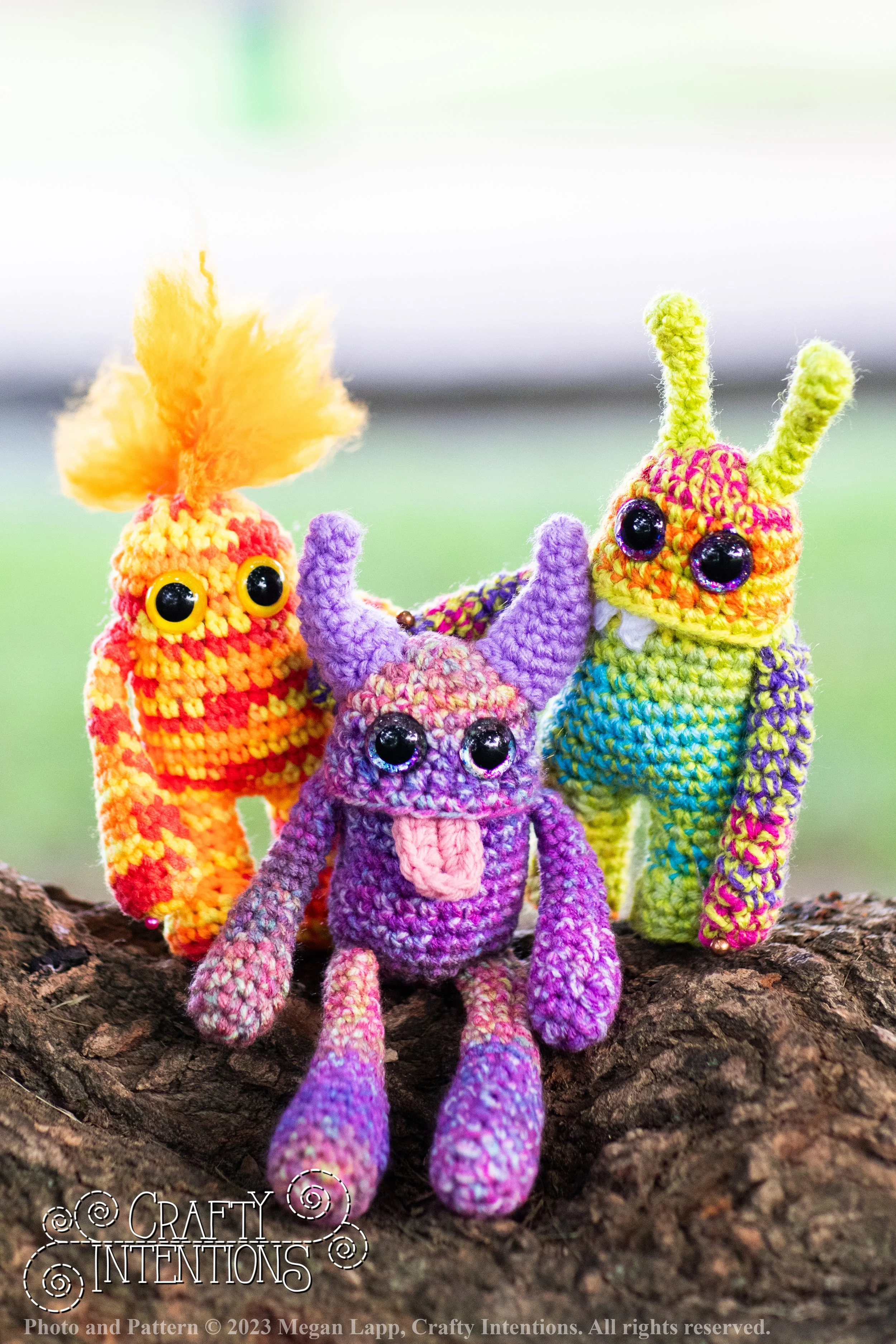 Small Cylinder Monsters — Crafty Intentions
